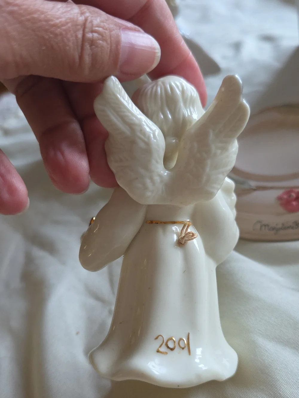 Precious Moments Confirmation Anhel Graduation Figurine Vtg Keepsake Set